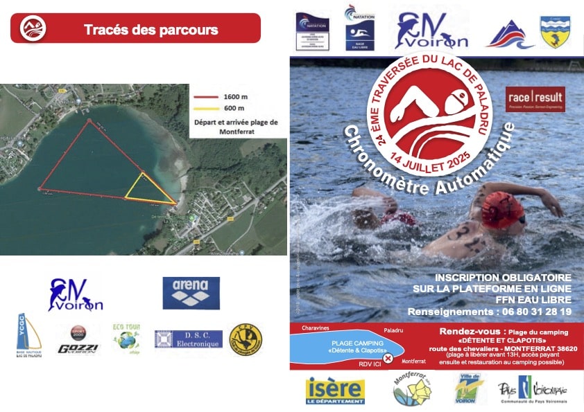 Programme traversée lac paladru 2025